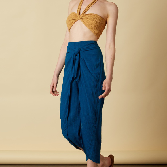 Cotton Candy Pants - Cotton Candy LA - Blue Wrap Pant